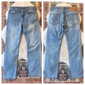 Levi’s mens 514 straight fit jean denim classic 5 pocket light medium 31 x 32